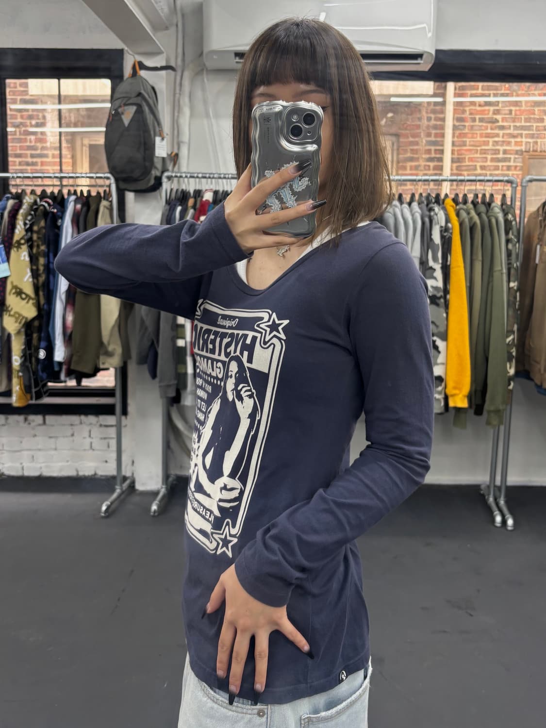 히스테릭 글래머 히스걸 롱슬리브 상품이미지3