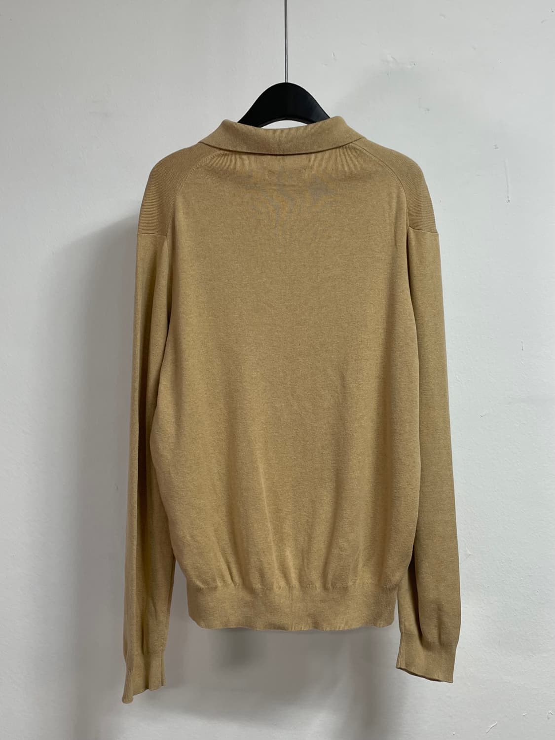 폴로 랄프로렌 코튼 베이지 카라 니트 (on.306)   상품이미지3