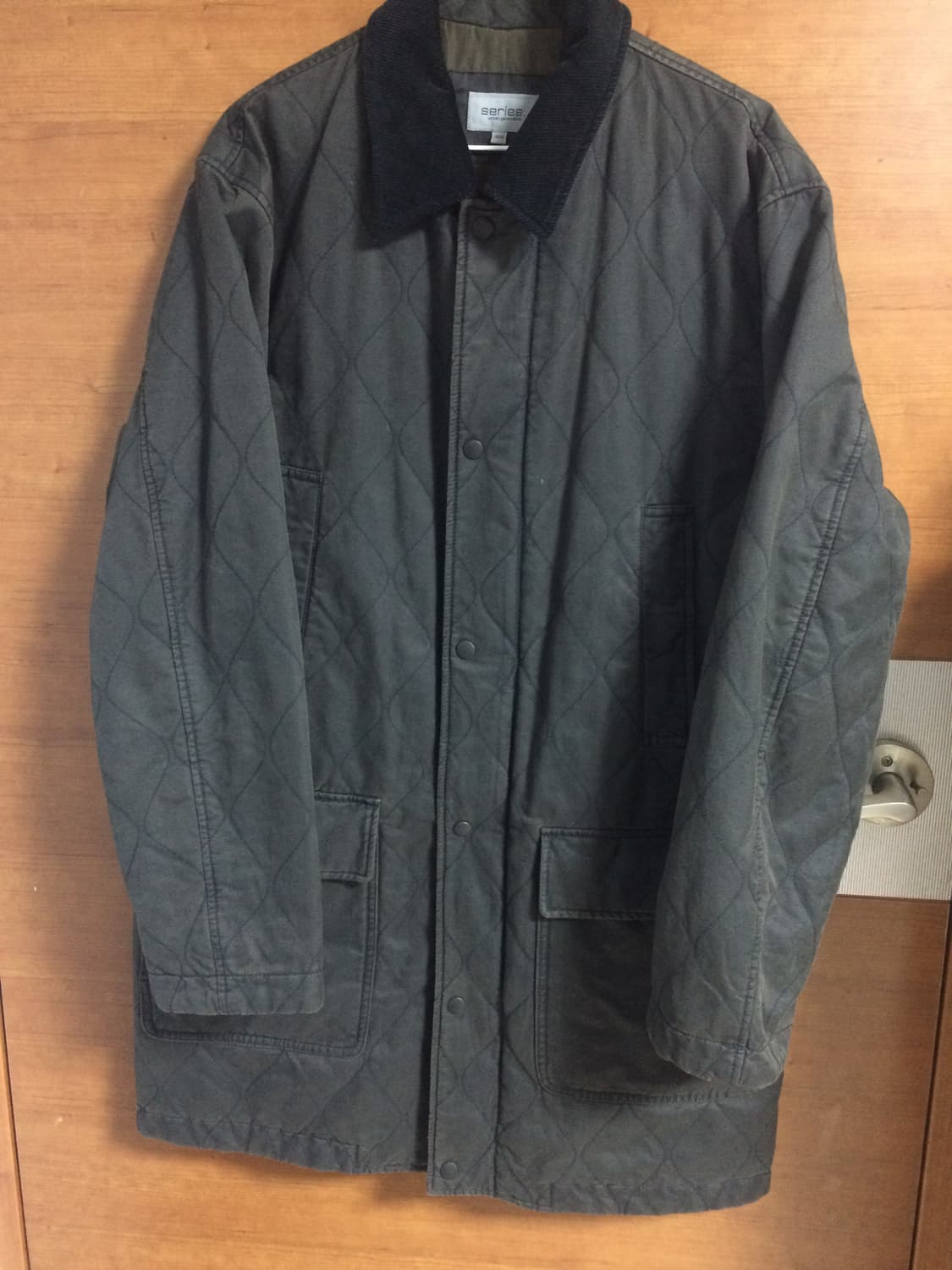 시리즈 피그먼트 코팅 퀼팅 코트 상품이미지2