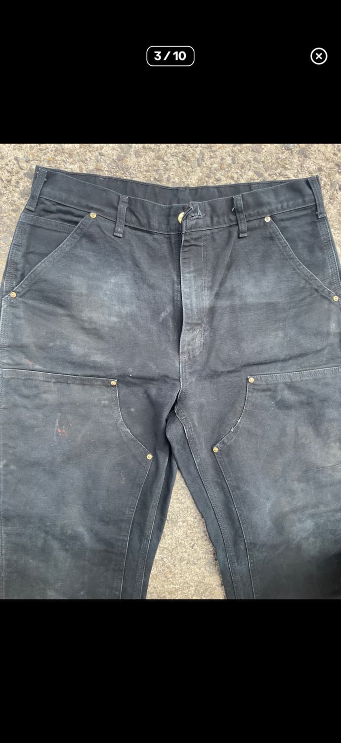 칼하트 더블니 b01 34사이즈 블랙 상품이미지3