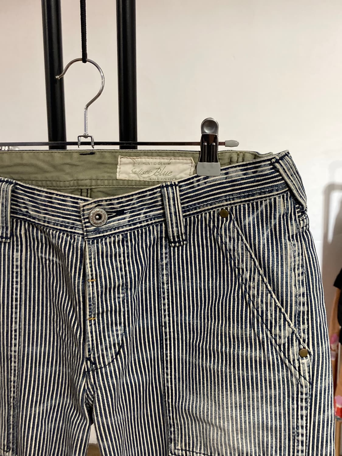 Japanese Brand 히코리 스트라이프 팬츠 / 40 사이즈 상품이미지8