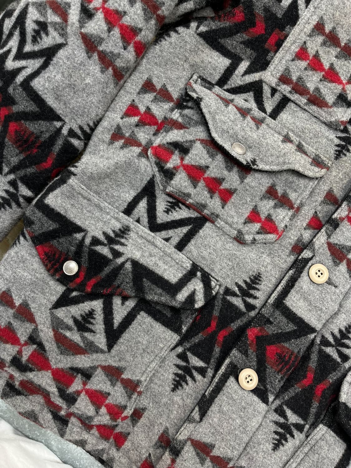 스펙테이터 에스닉 울 후드 코트 상품이미지7