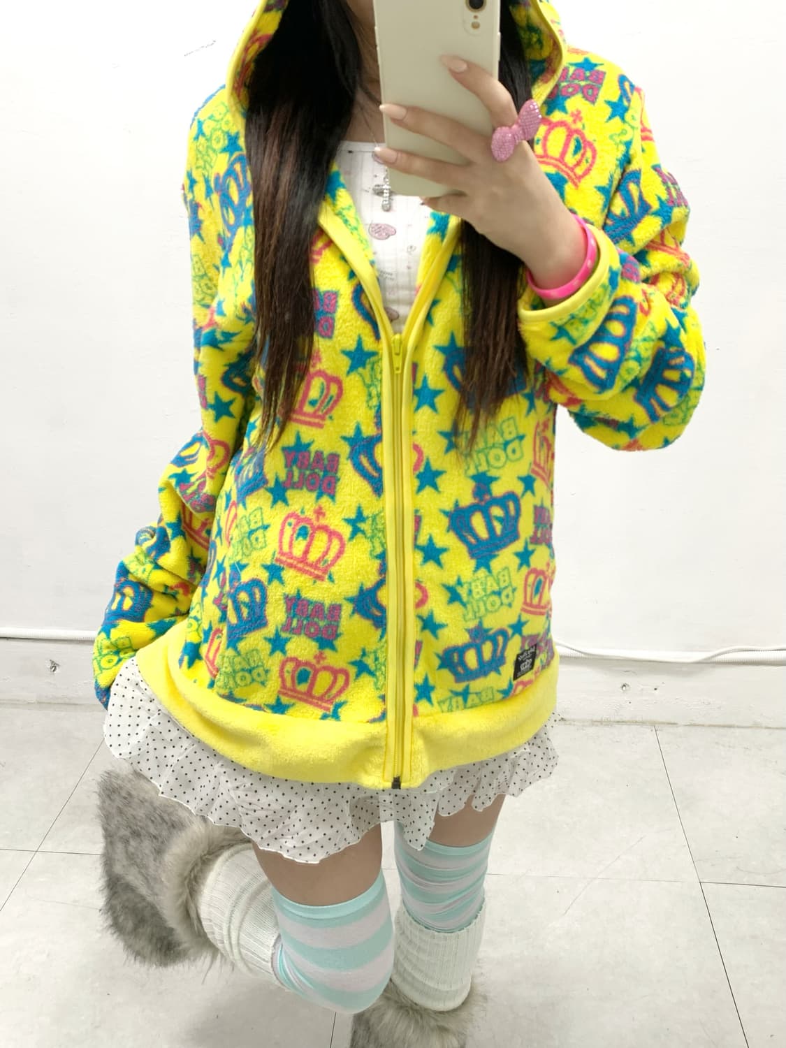 [BABY DOLL] 베이비돌 팝갸루 폭닥 후드집업 상품이미지4