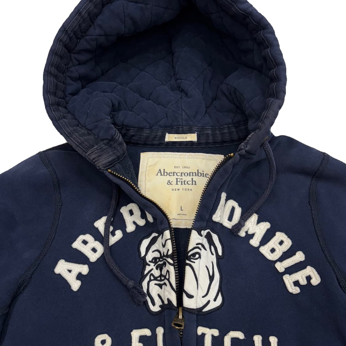 아베크롬비 불독 후드집업 네이비 상품이미지5