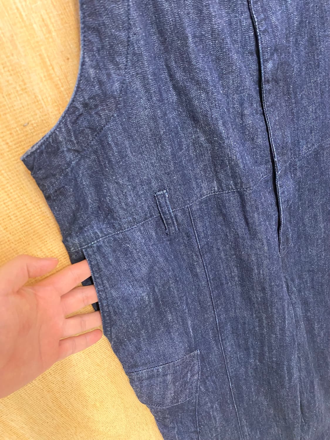 VTG denim deck overall 빈티지 데님 데크 오버롤 상품이미지9