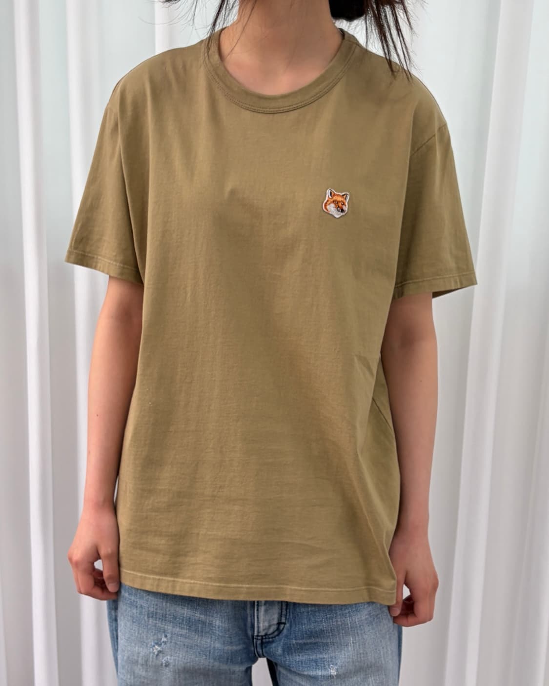 [M]메종 키츠네 폭스 헤드 반팔 티셔츠 상품이미지3