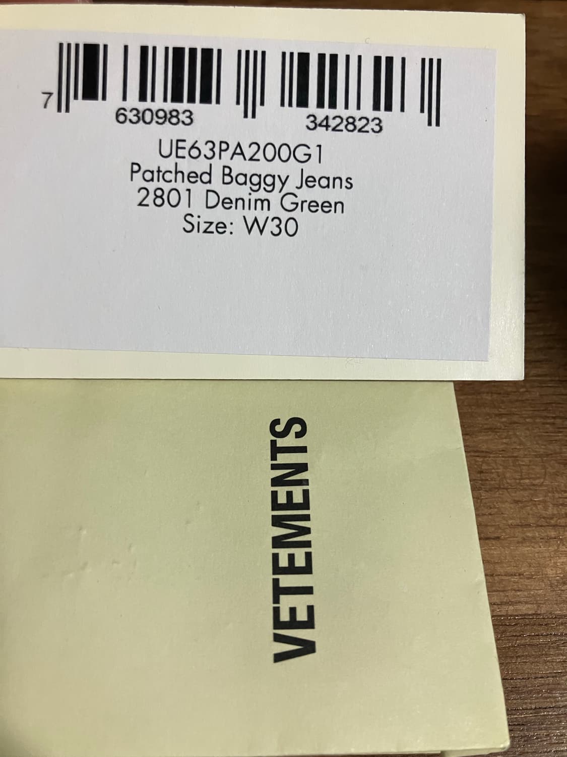 베스멍 디스트로이드 데님 30(수선x) 상품이미지10