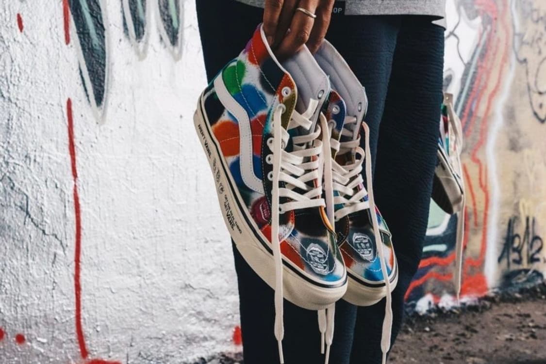 반스 에너하임 팩토리 스프레이 스니커즈 상품이미지2