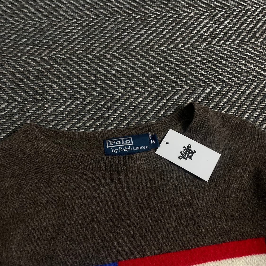 폴로 랄프로렌 성조기 빅로고 램스울 니트o 3585 상품이미지5