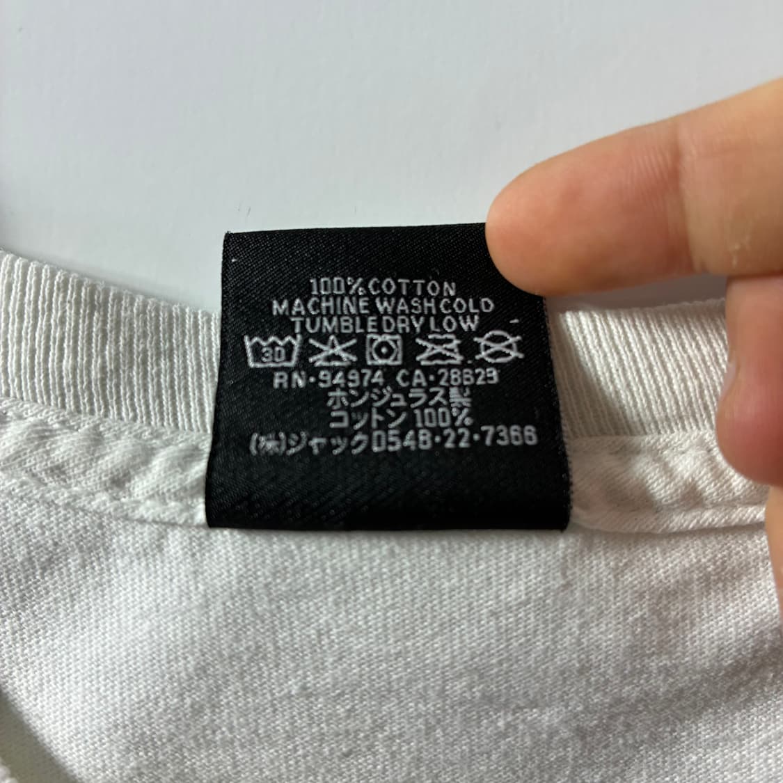 Stussy  스투시 베이직 스탁로고 화이트 반팔 티셔츠  상품이미지7