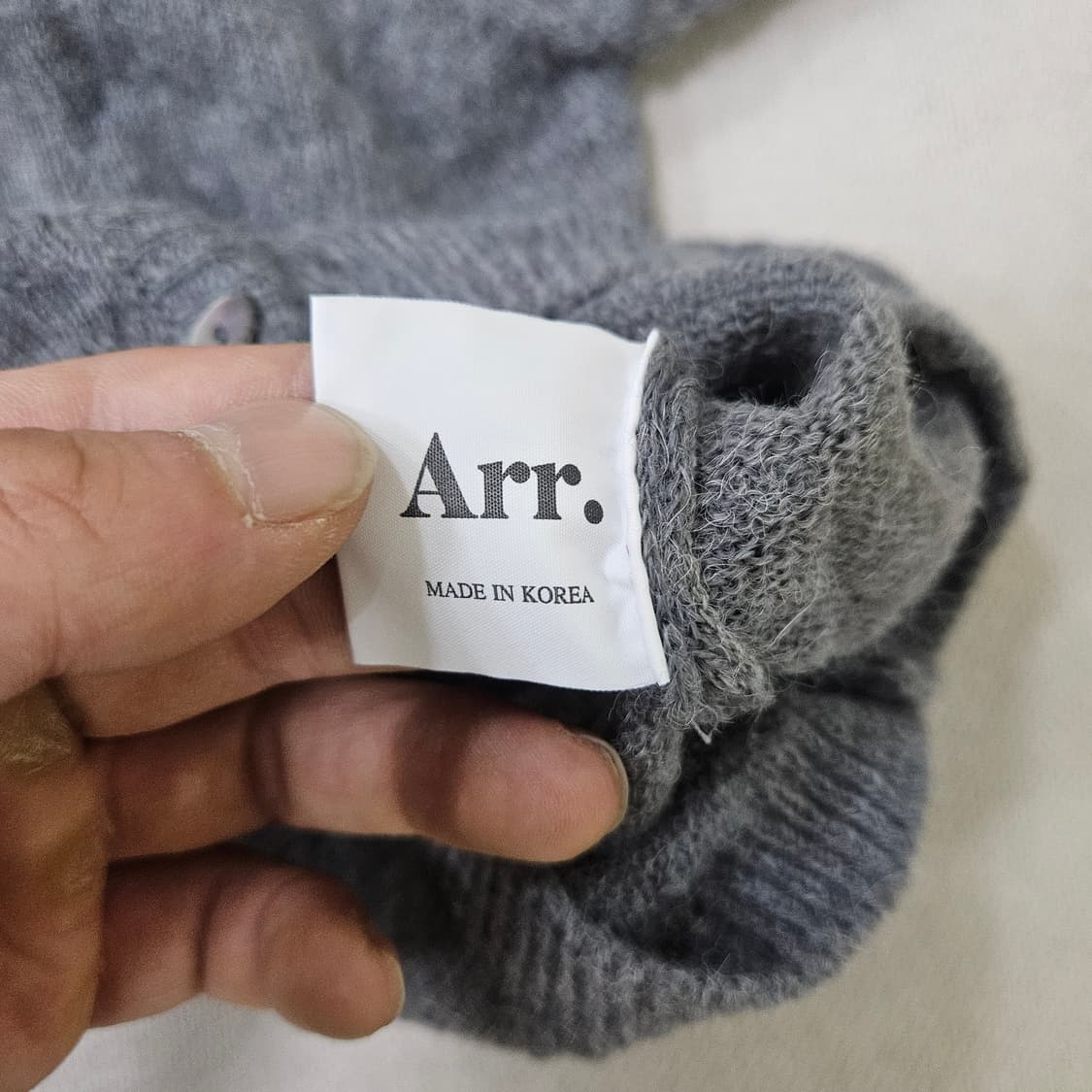 실측확인 Arr. 여성 니트 가디건 0406Y 상품이미지4