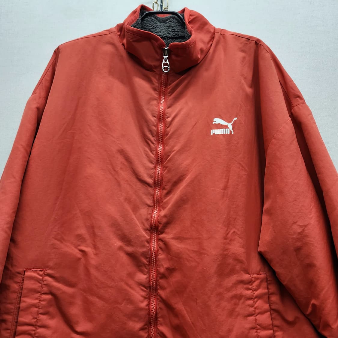 푸마 뽀글이/나일론 양면 집업 XL(2XL) 상품이미지4