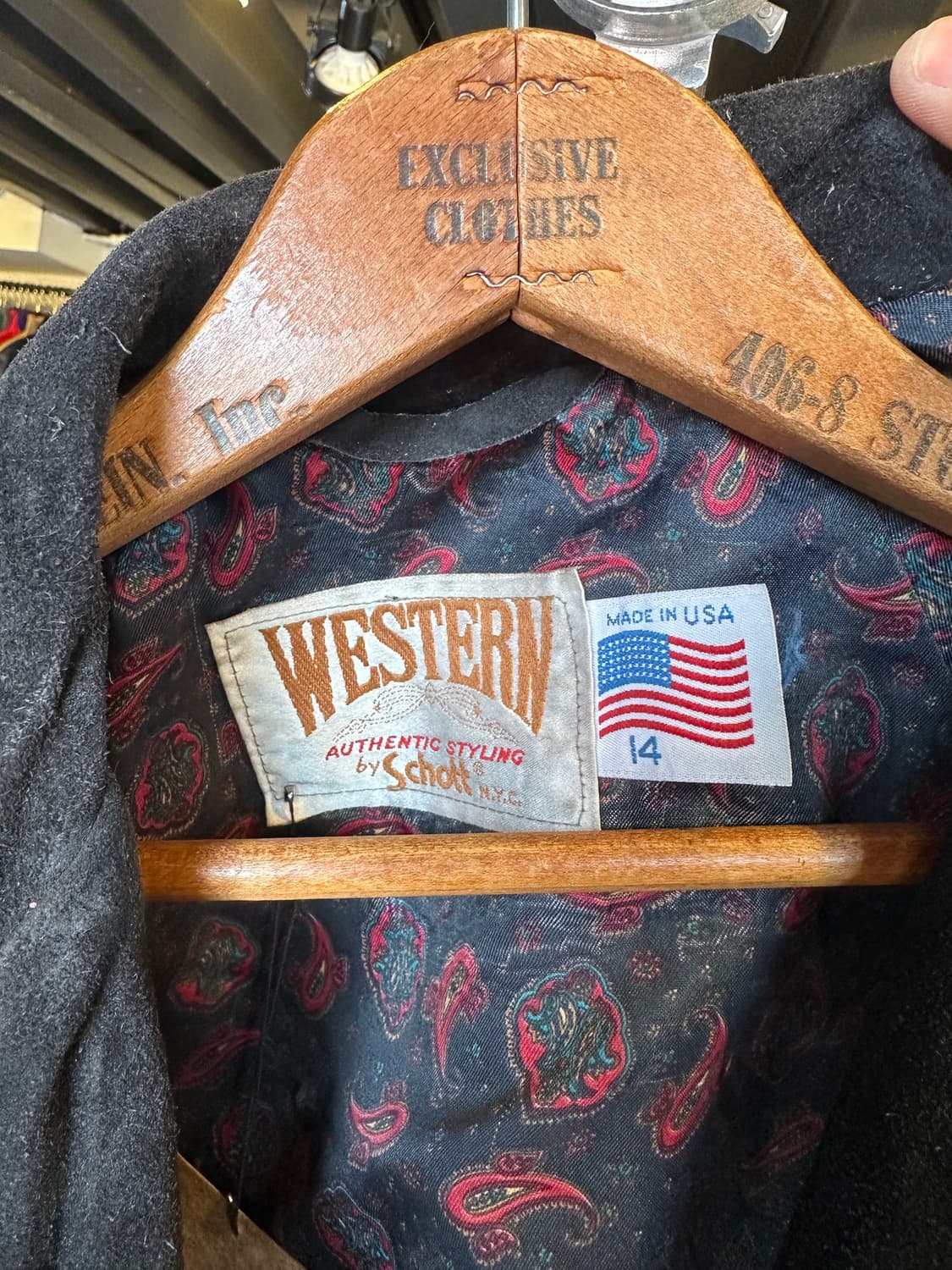 80-90s 쇼트 헤비 리얼 레더 스웨이드 프린지 자켓 상품이미지8