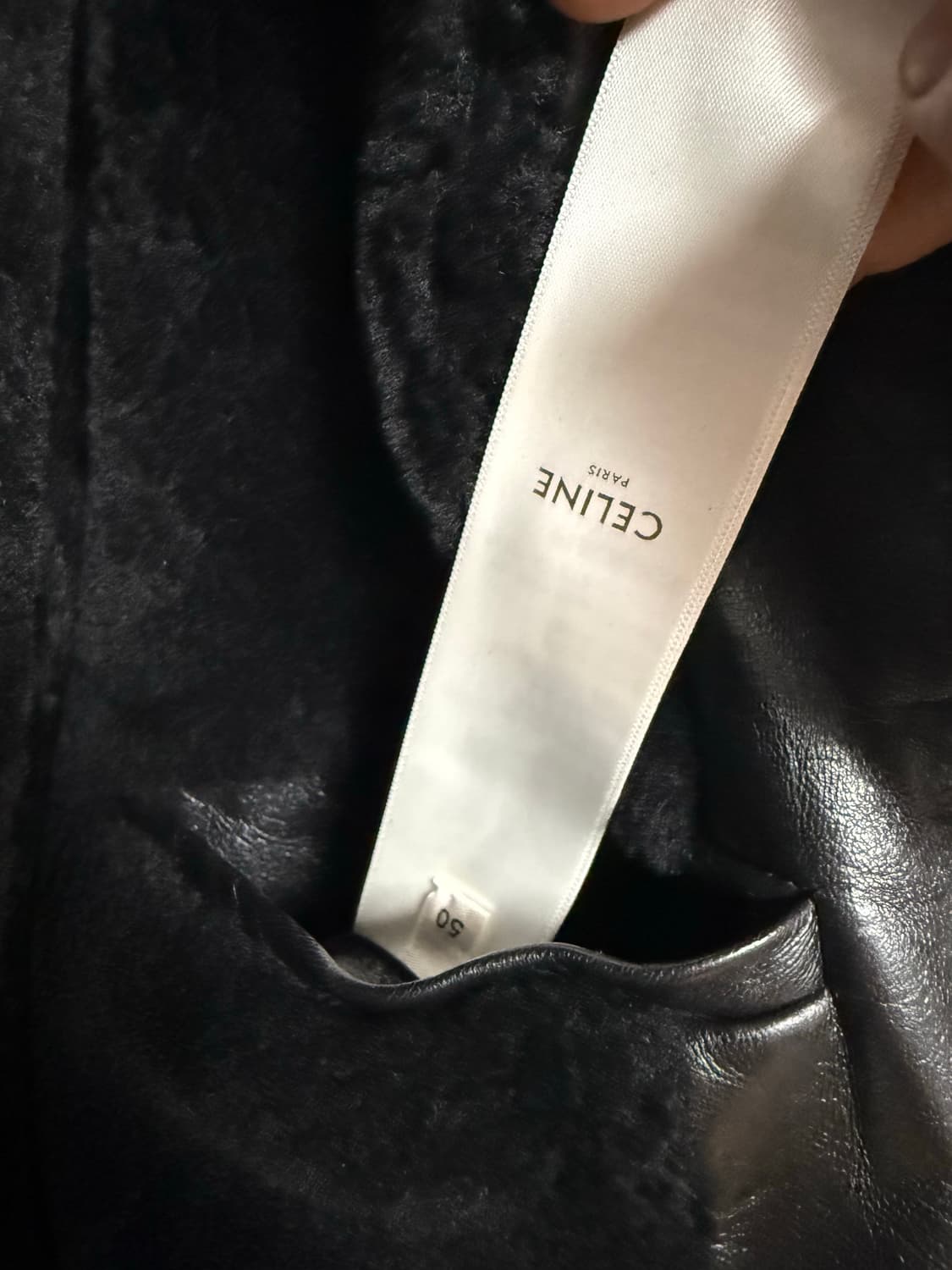 [50] 셀린느 파일럿 퍼 무스탕 레더 트러커 자켓 상품이미지7