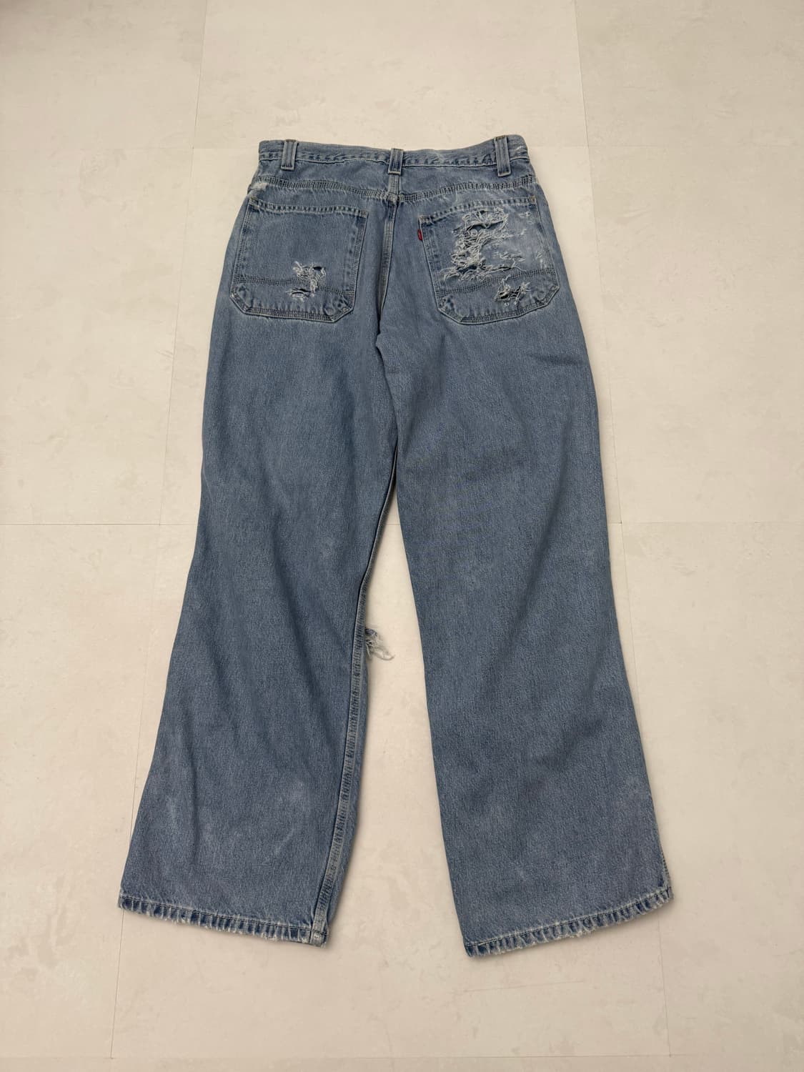 Levi’s 디스트레스 와이드 진 상품이미지8