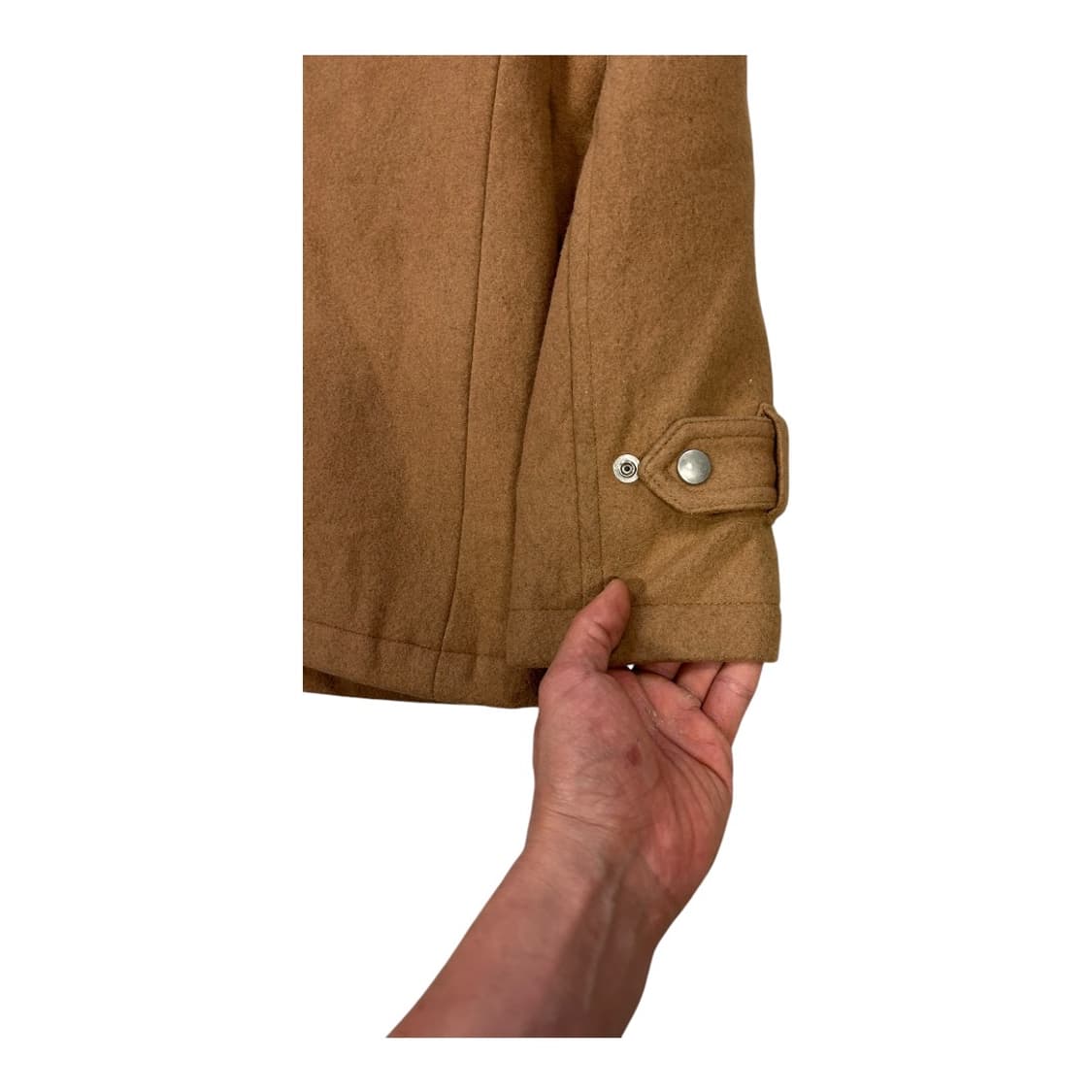 L) 에드윈 카멜 더블 버튼 울 피코트 OC-008 상품이미지4