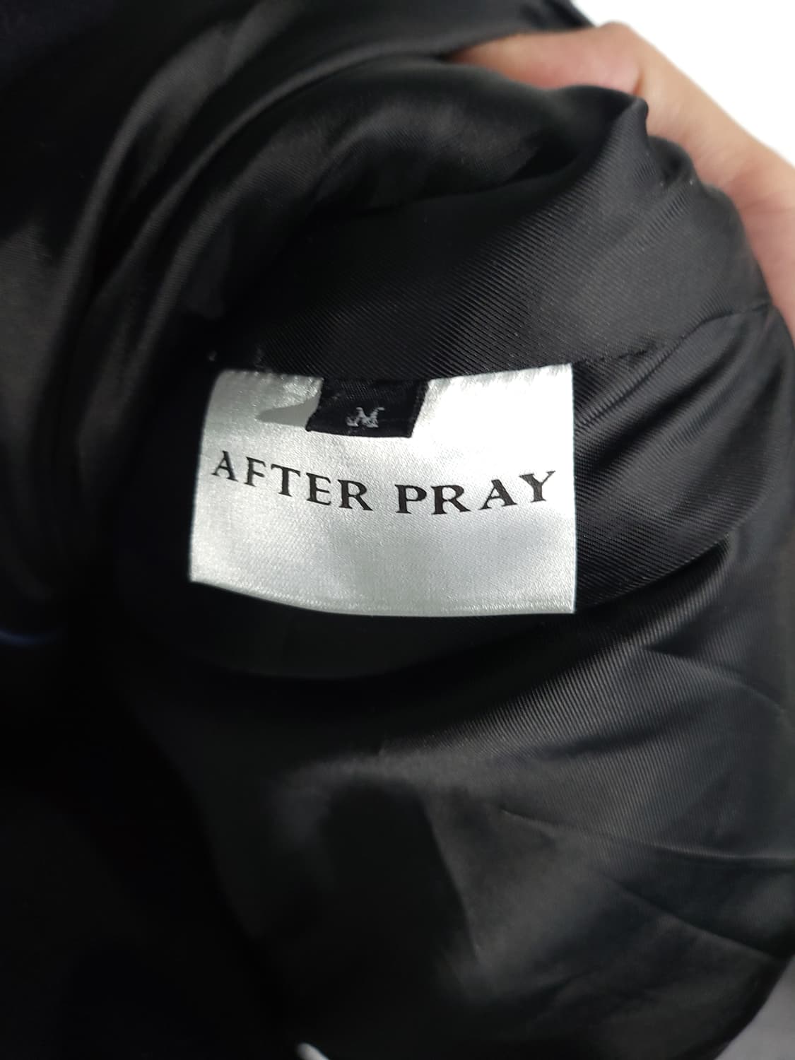AFTER PRAY 발마칸 코트 네이비 M 상품이미지6