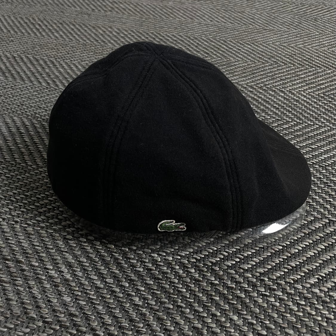 라코스테 자수로고 아카이브 헌팅캡 블랙y 3447 상품이미지1