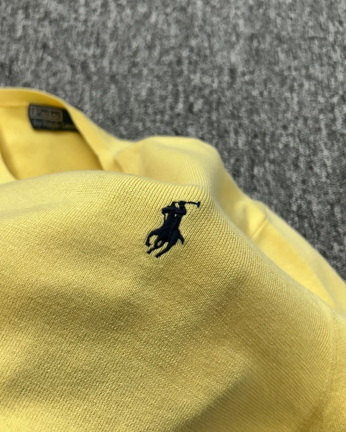 폴로 랄프로렌 옐로우 코튼 브이넥 니트 상품이미지4