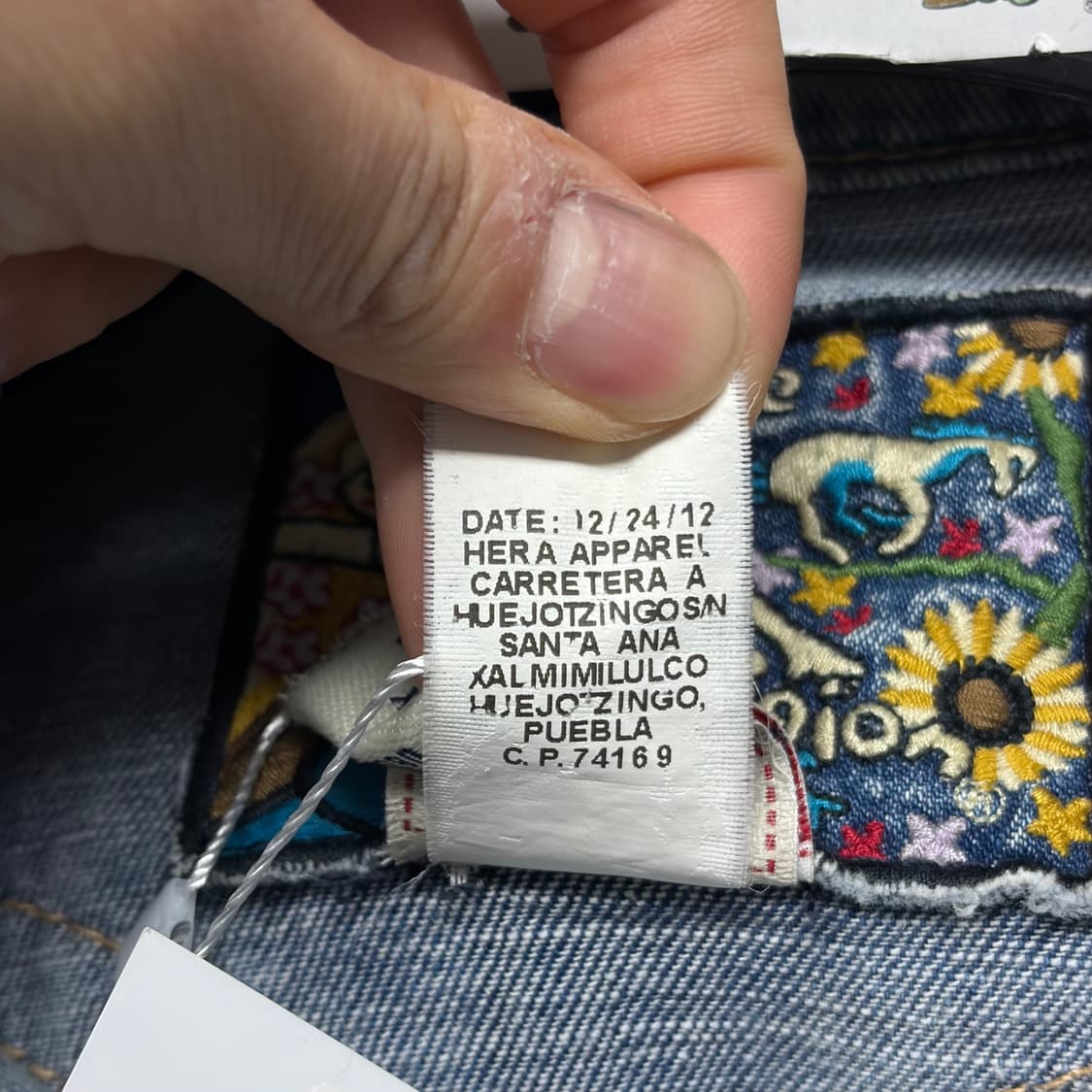 트루릴리젼 크롭 청자켓 상품이미지8