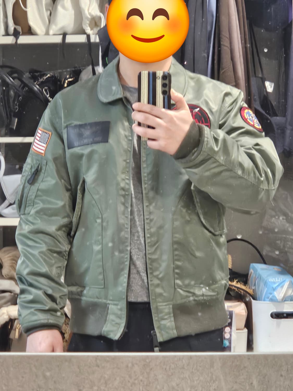 아비렉스 CWU-36P 패치 Ma-1 항공 자켓 상품이미지5