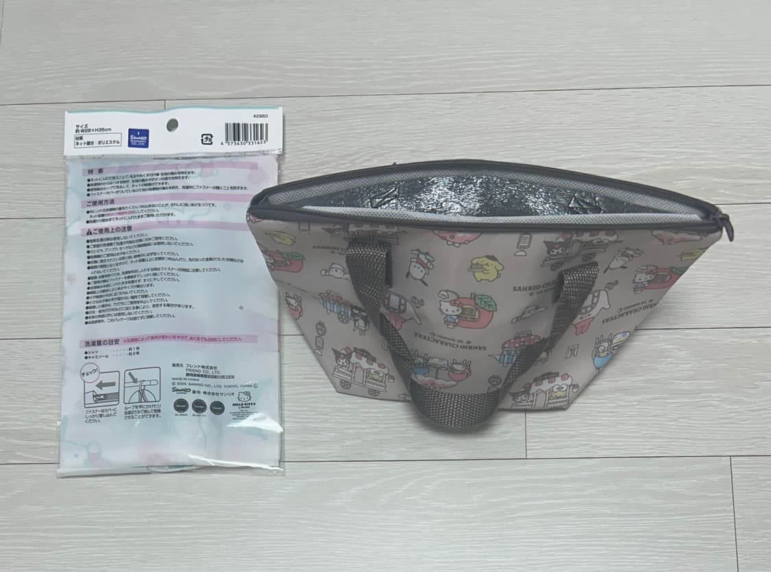산리오 캐릭터 보냉백 / 세탁망 세트 상품이미지2