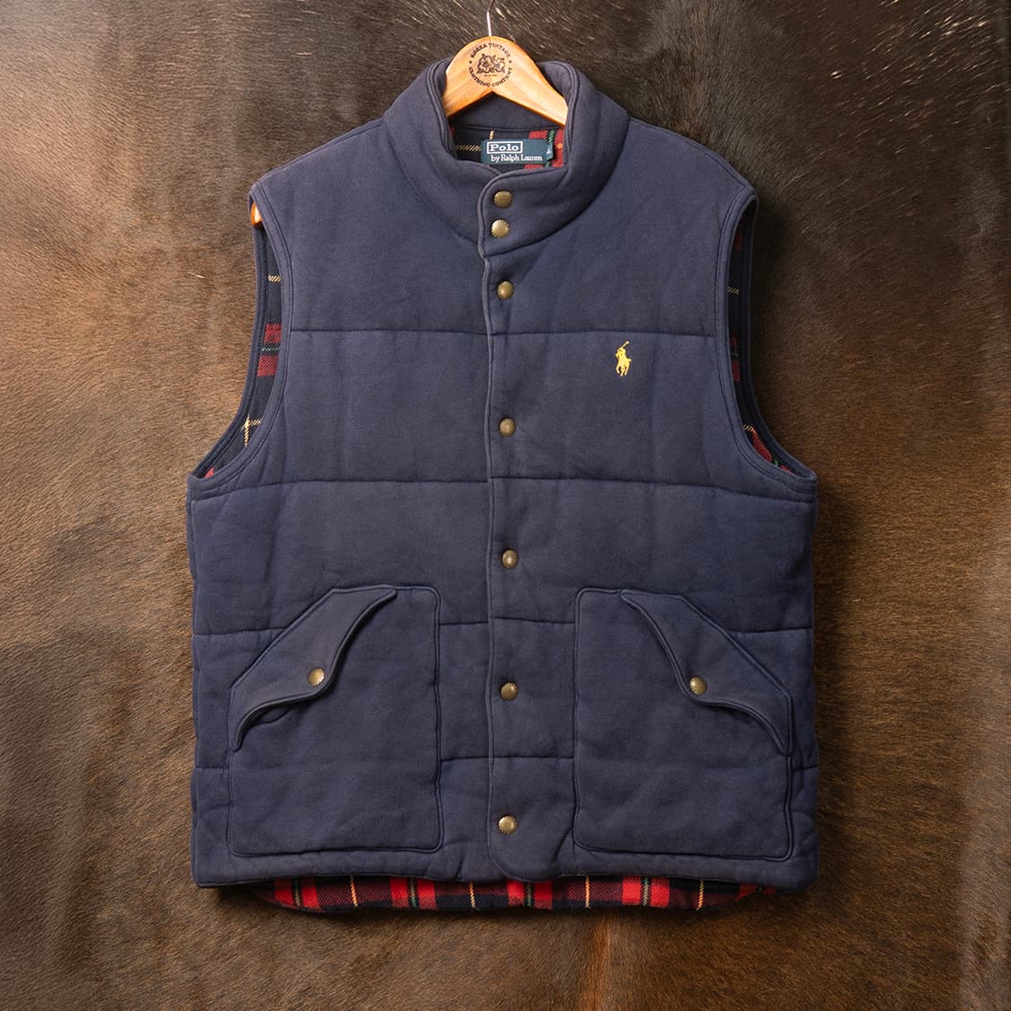 [105] 00s 폴로 랄프로렌 코튼 폴리 퀼티드 베스트 네이비  상품이미지1