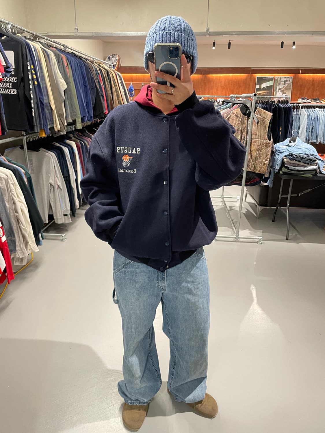 90's USA 울 바시티 자켓 상품이미지2