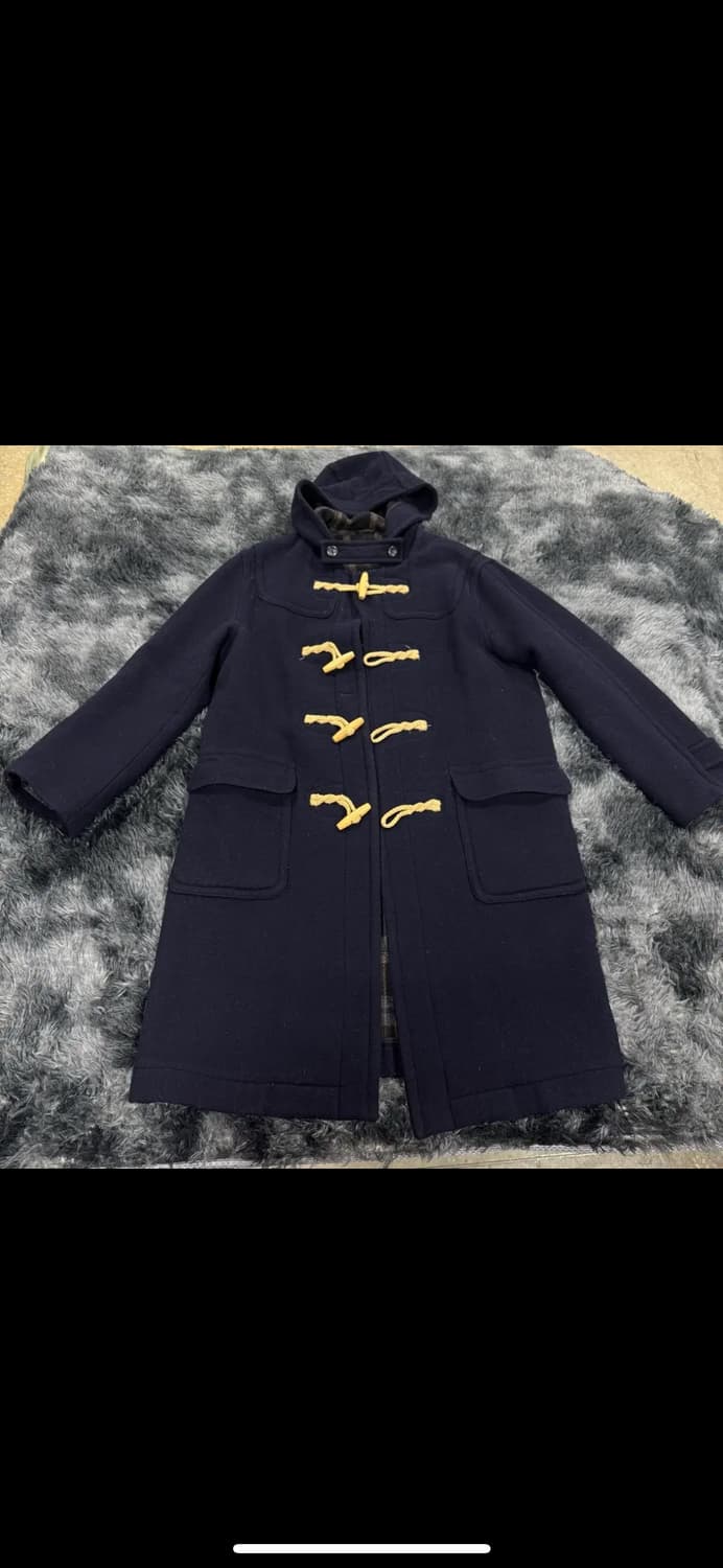 투티/0083 CHECOS HOMME 후드 떡볶이 더플 코트 네이비 상품이미지2