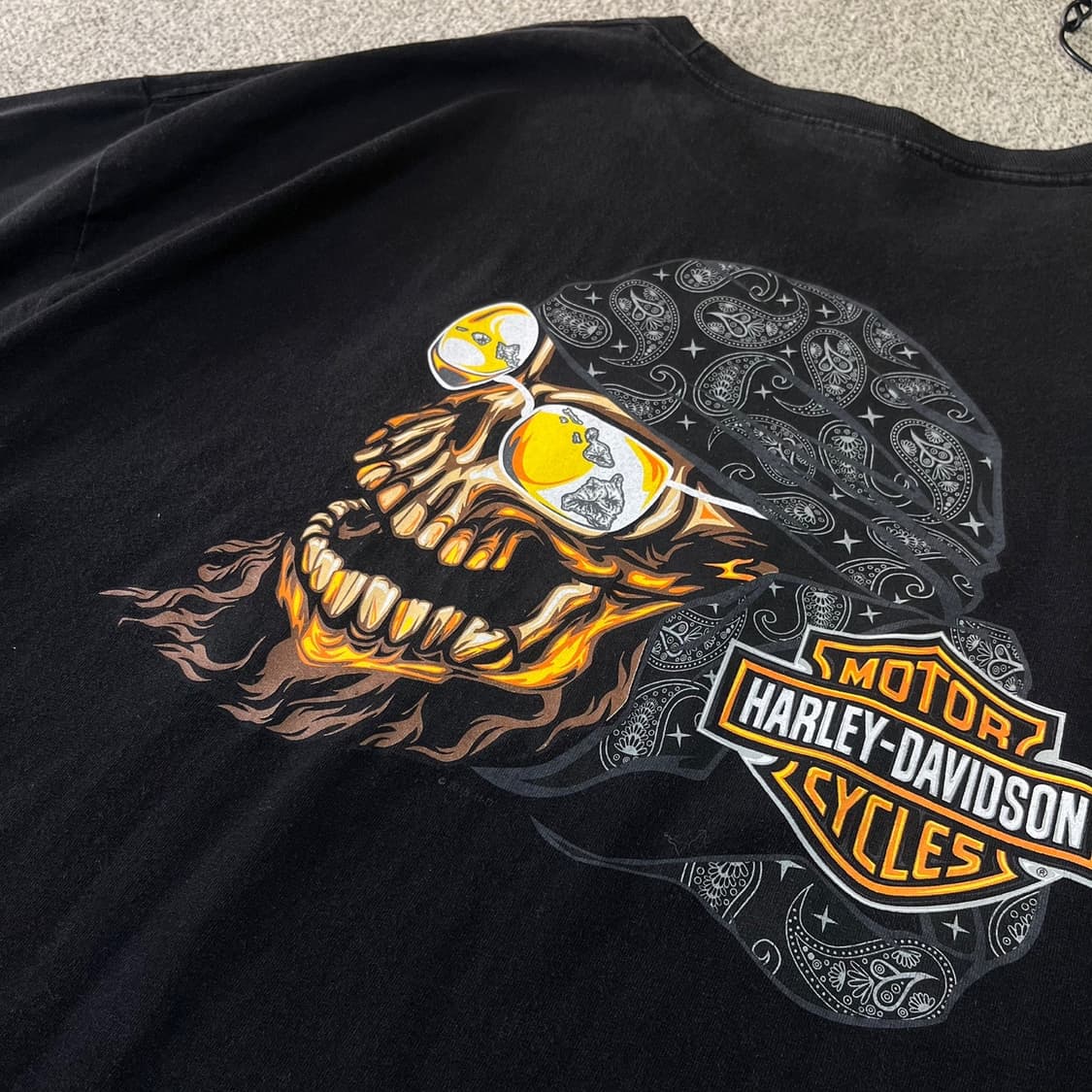 할리데이비슨 빅로고 반팔 티셔츠 상품이미지3