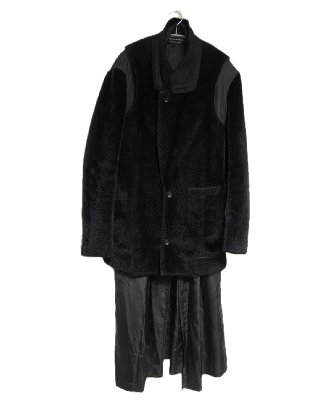 꼼데가르송 옴므 플러스 19FW 퍼 베스트 레이어드 코트 상품이미지7