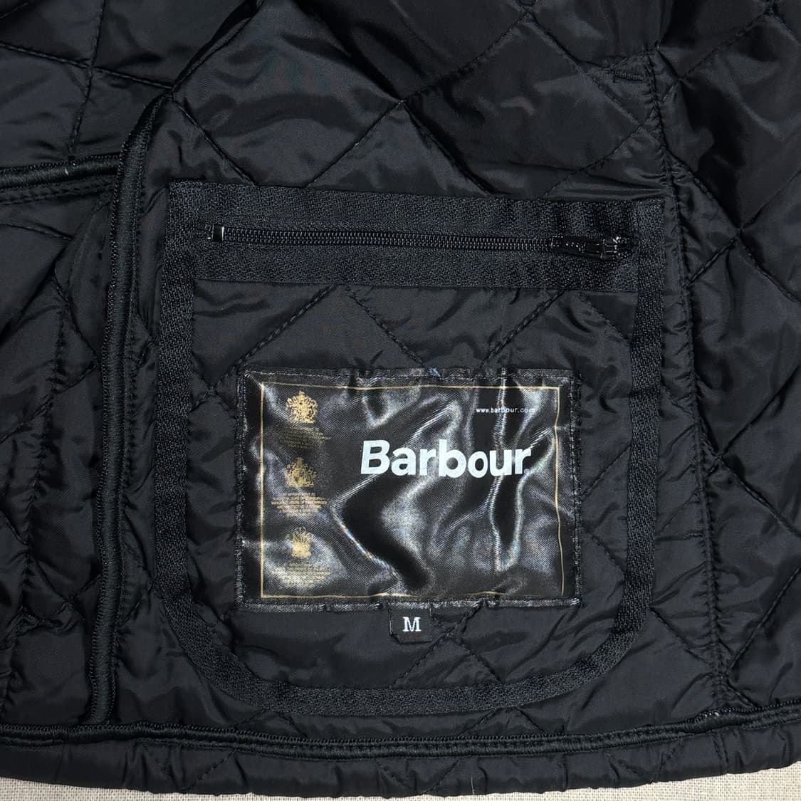 바버 리데스데일 헤리티지 퀼팅자켓 M 상품이미지6
