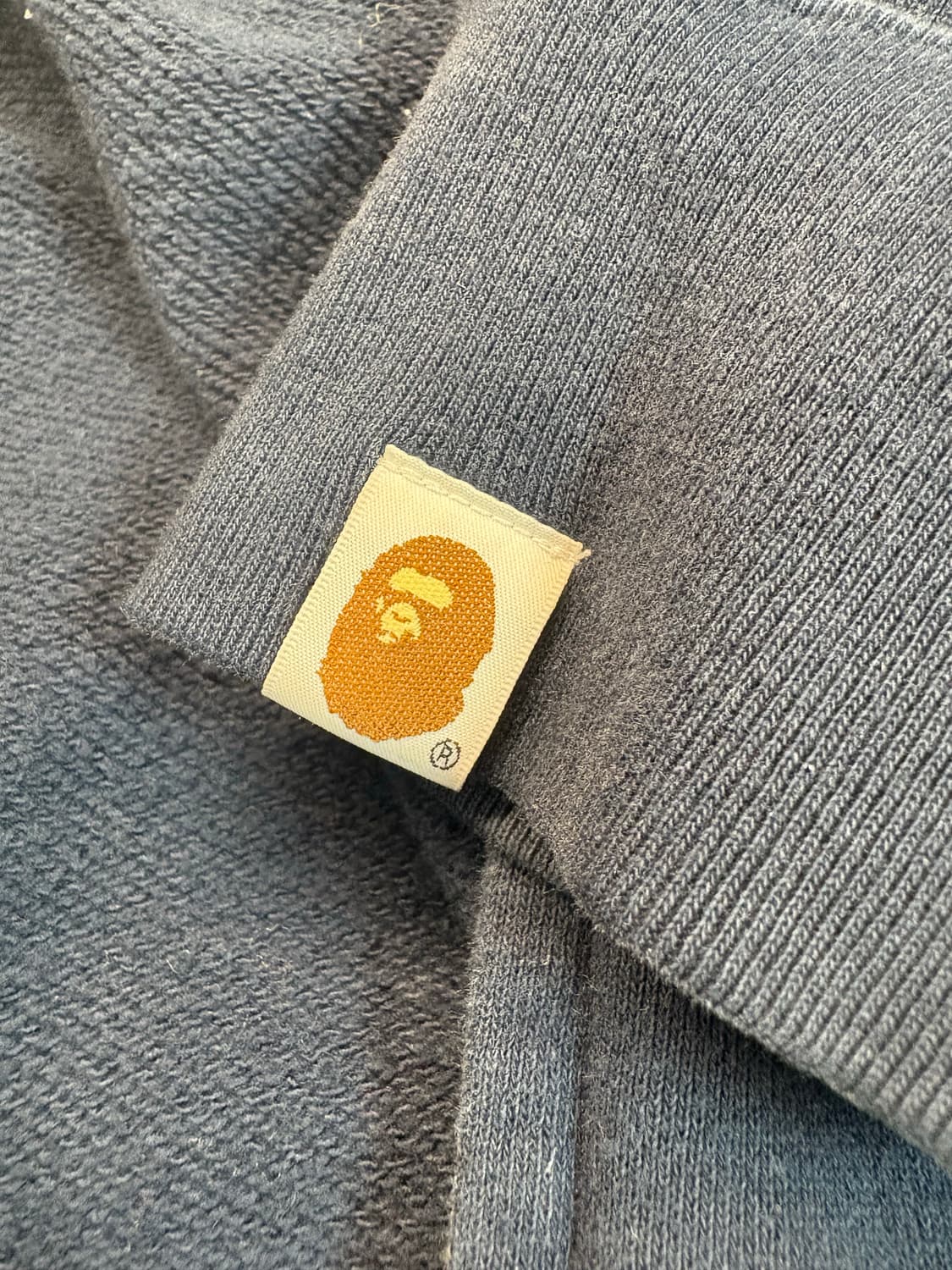 베이프 네이비 x 레드 카모 샤크 후드집업 M 상품이미지5