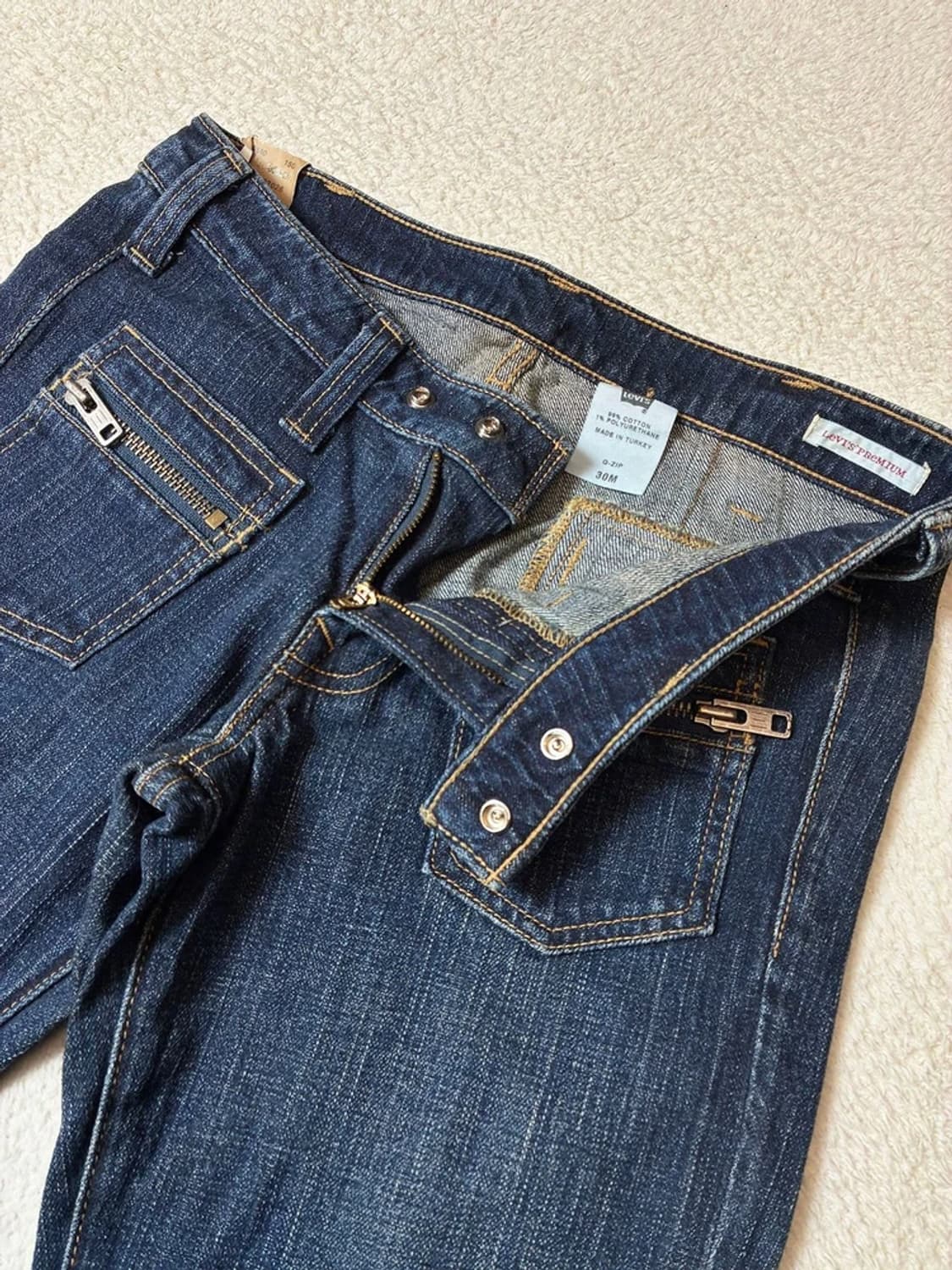 리바이스 00's 밀레니엄 로우라이즈 부츠컷 데님 팬츠 PN7360 상품이미지3