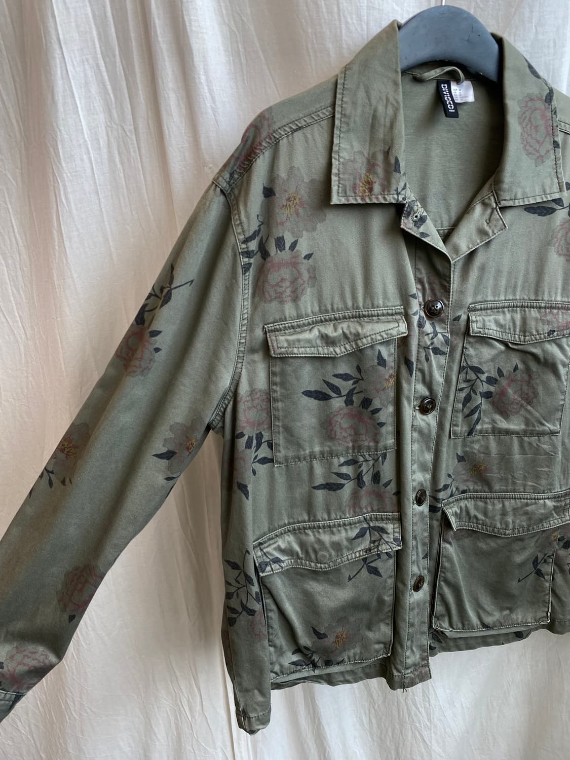 H&M 플라워 야상자켓(XL) 상품이미지6