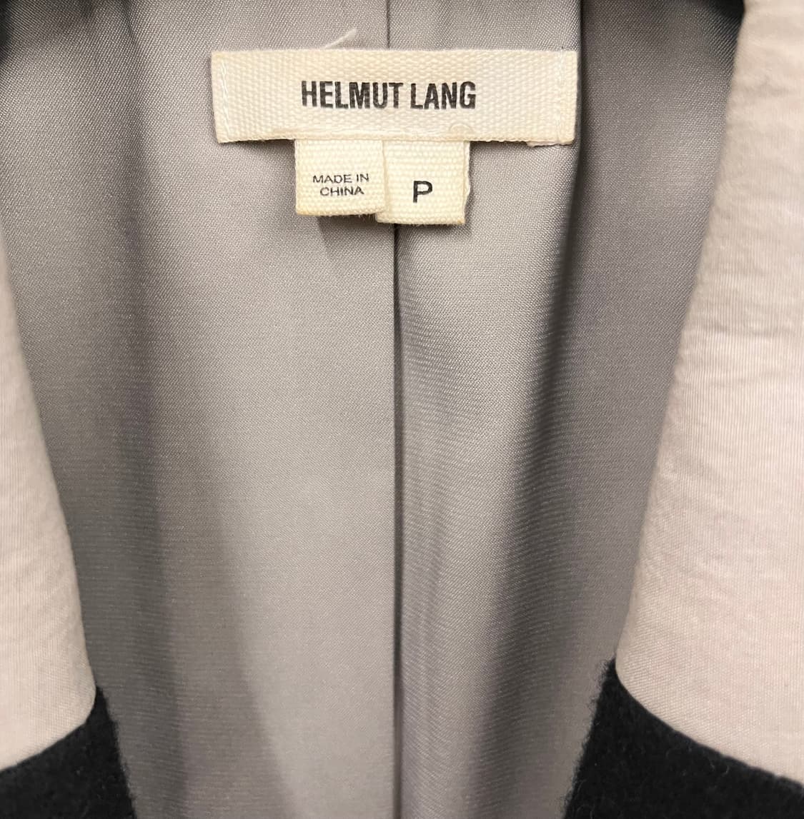 헬무트랭 Helmut Lang 카라 배색 코트 P 상품이미지4