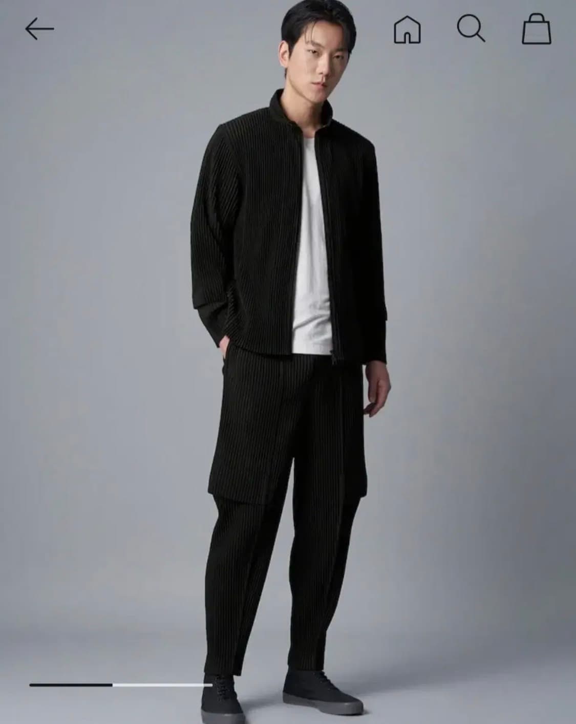 옴므플리세 카고집업블루종 싸게 팝니다. 상품이미지1