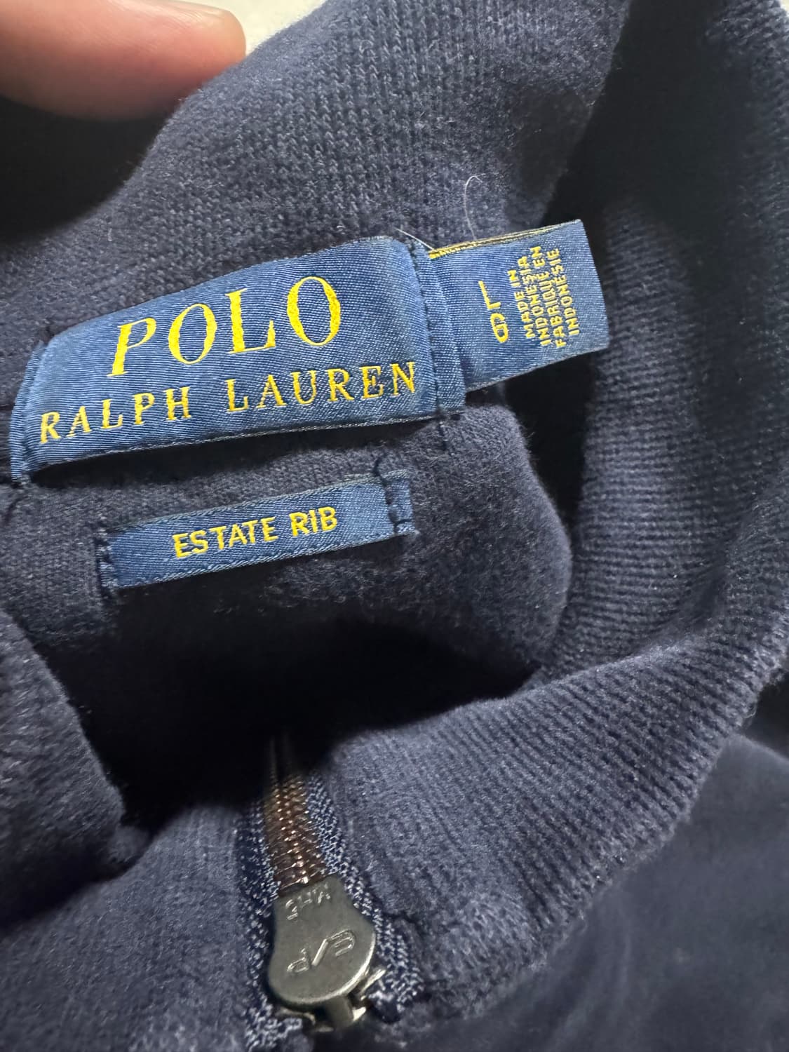 폴로랄프로렌 하프집업 니트 L 상품이미지3