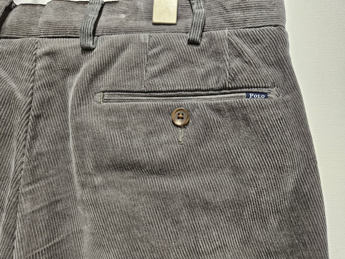 폴로 랄프 로렌 그레이 코듀로이 팬츠 상품이미지3