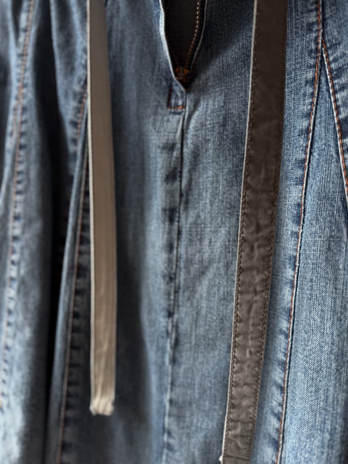 Denim Pleated Skirt 0371 상품이미지5