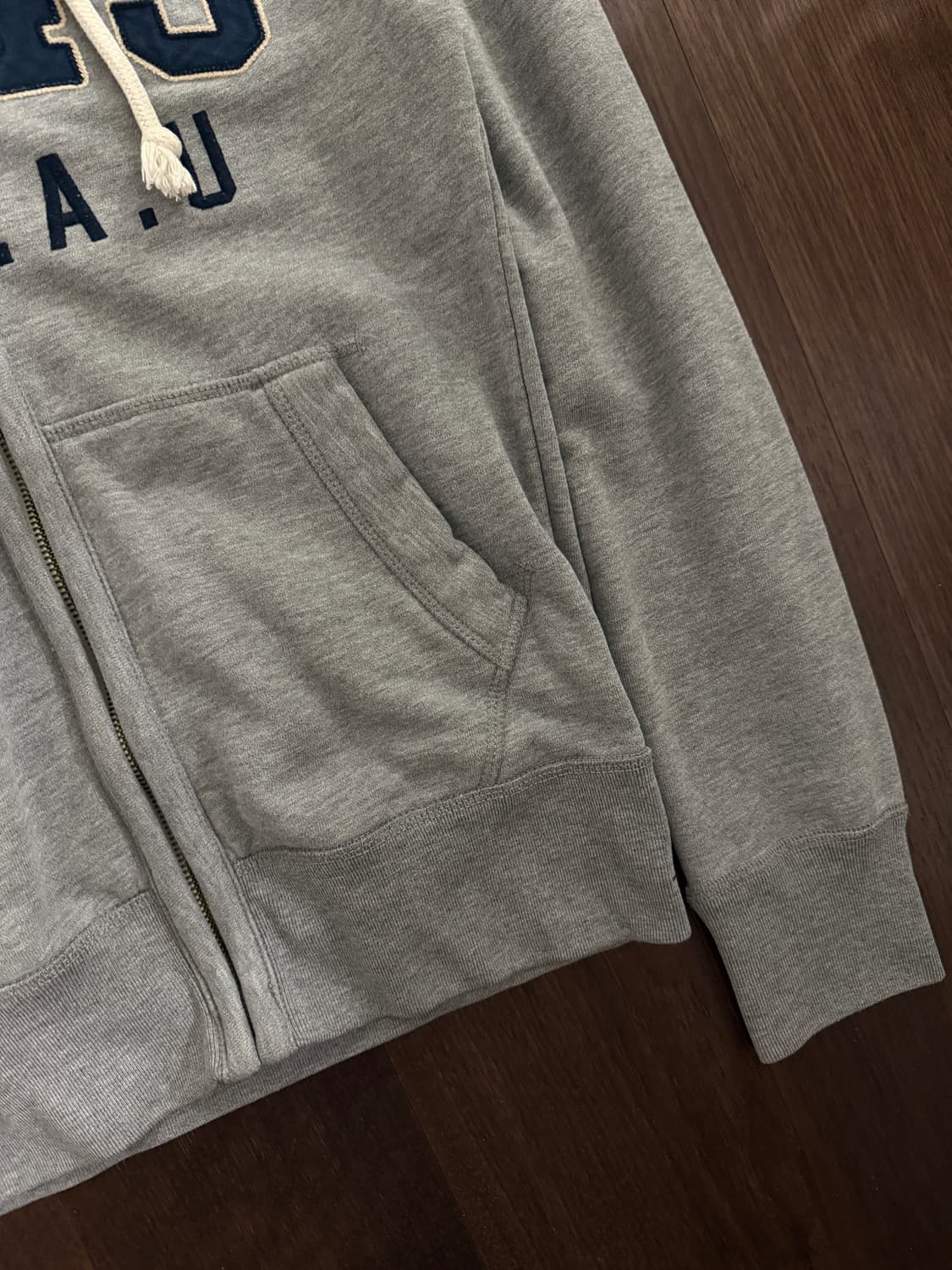 후아유 그레이 후드집업 상품이미지3