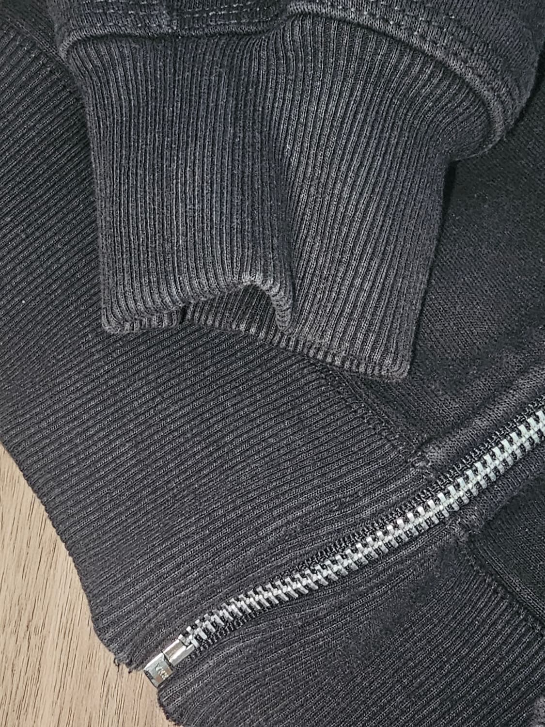 [정품/S] 스투시 후드집업 블랙  상품이미지3