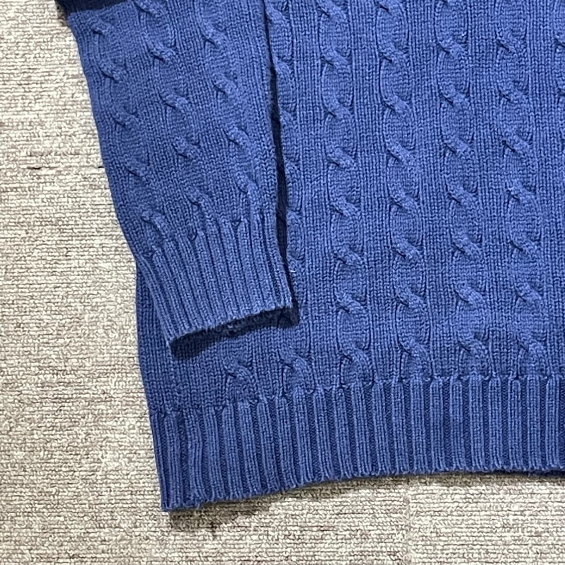 (M) POLO 폴로 랄프로렌 케이블 브이넥 니트 상품이미지5