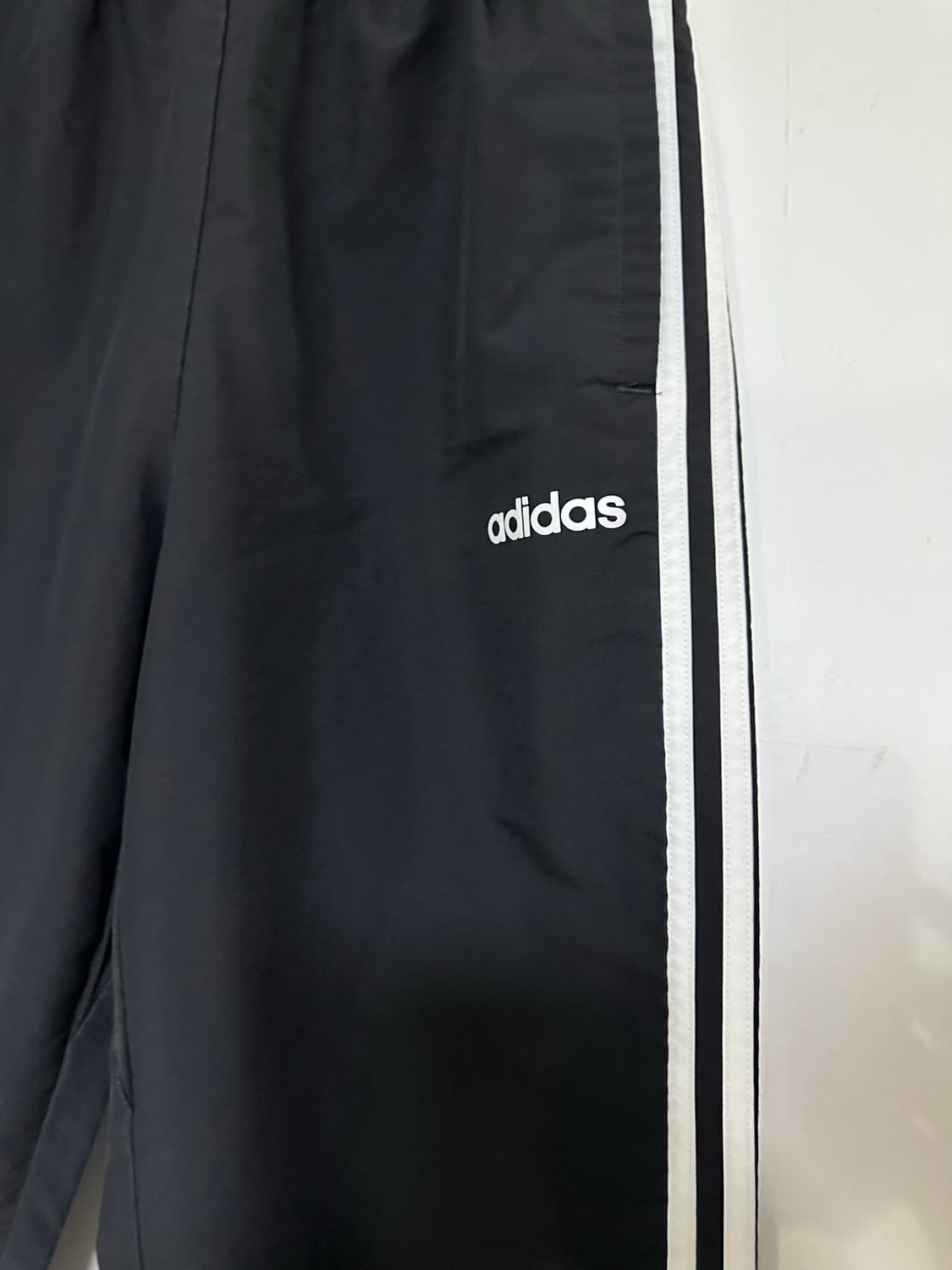 아디다스 삼선 트레이닝 바지 바스락 블랙 상품이미지2