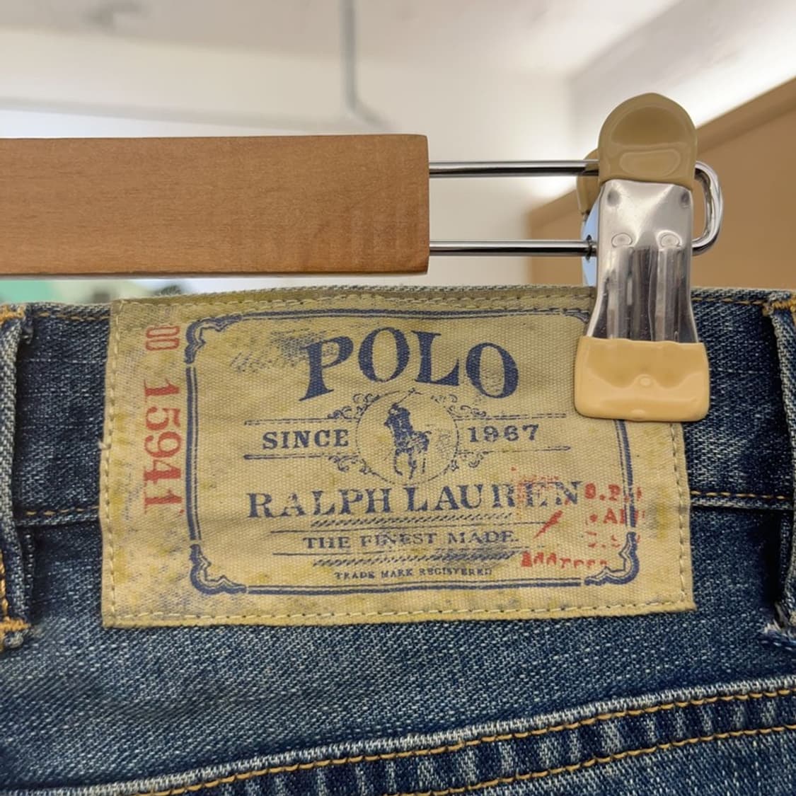 폴로 랄프로렌 올드스쿨 빈티지 워싱 데님팬츠 29인치 C09636 상품이미지5