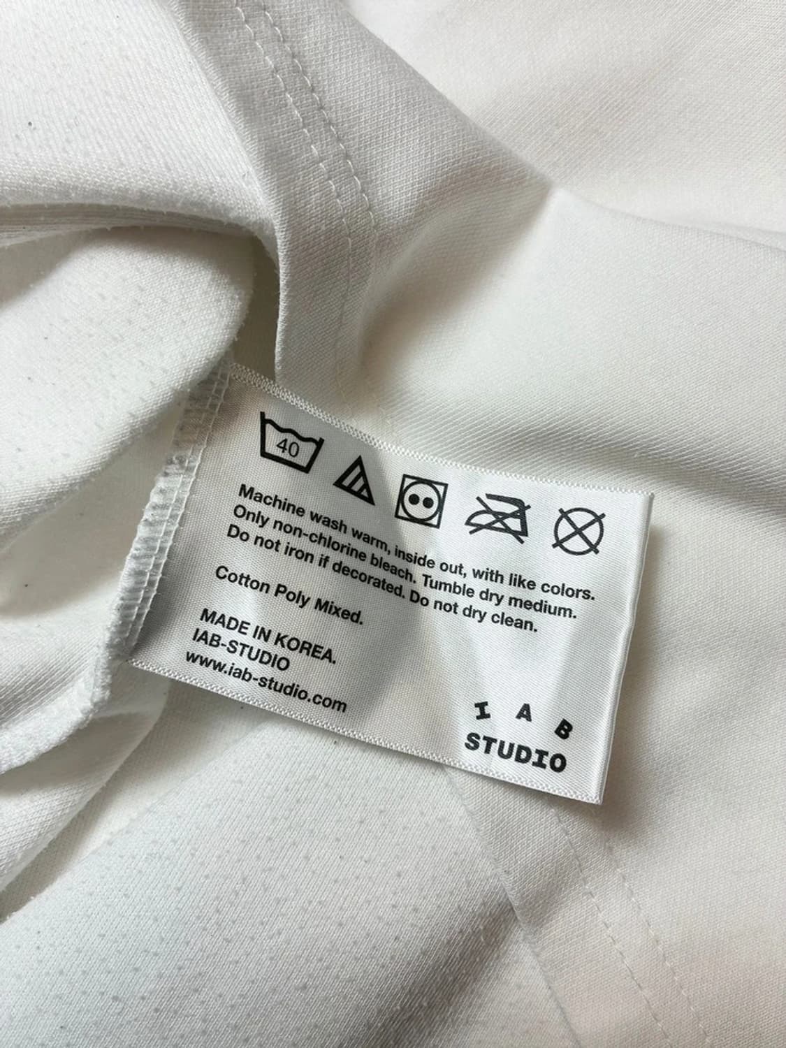 아이앱스튜디오 빅로고 오버핏 반팔 티셔츠 PN9684 상품이미지8