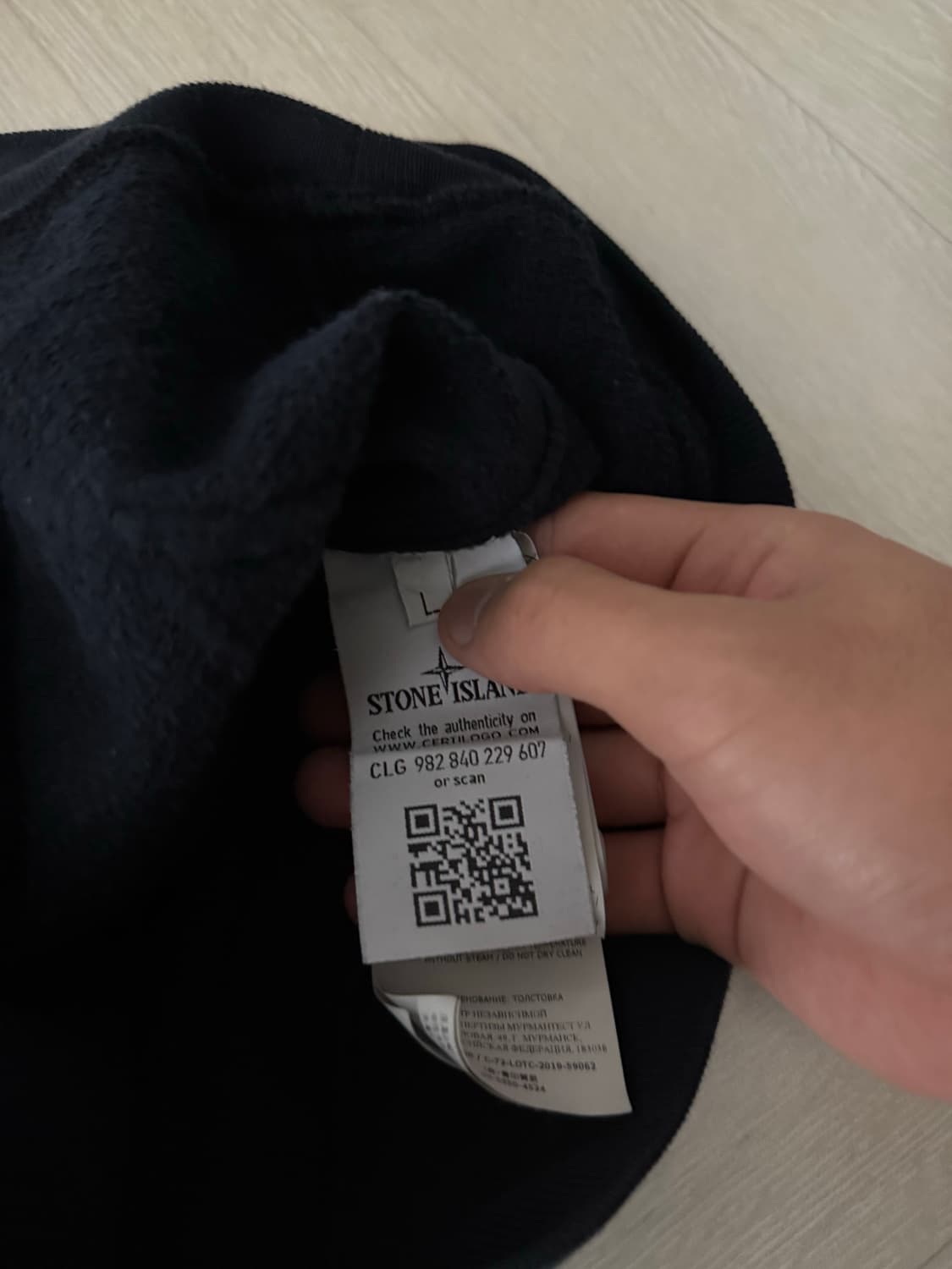스톤아일랜드 포켓집업 후드 블랙 L 상품이미지4