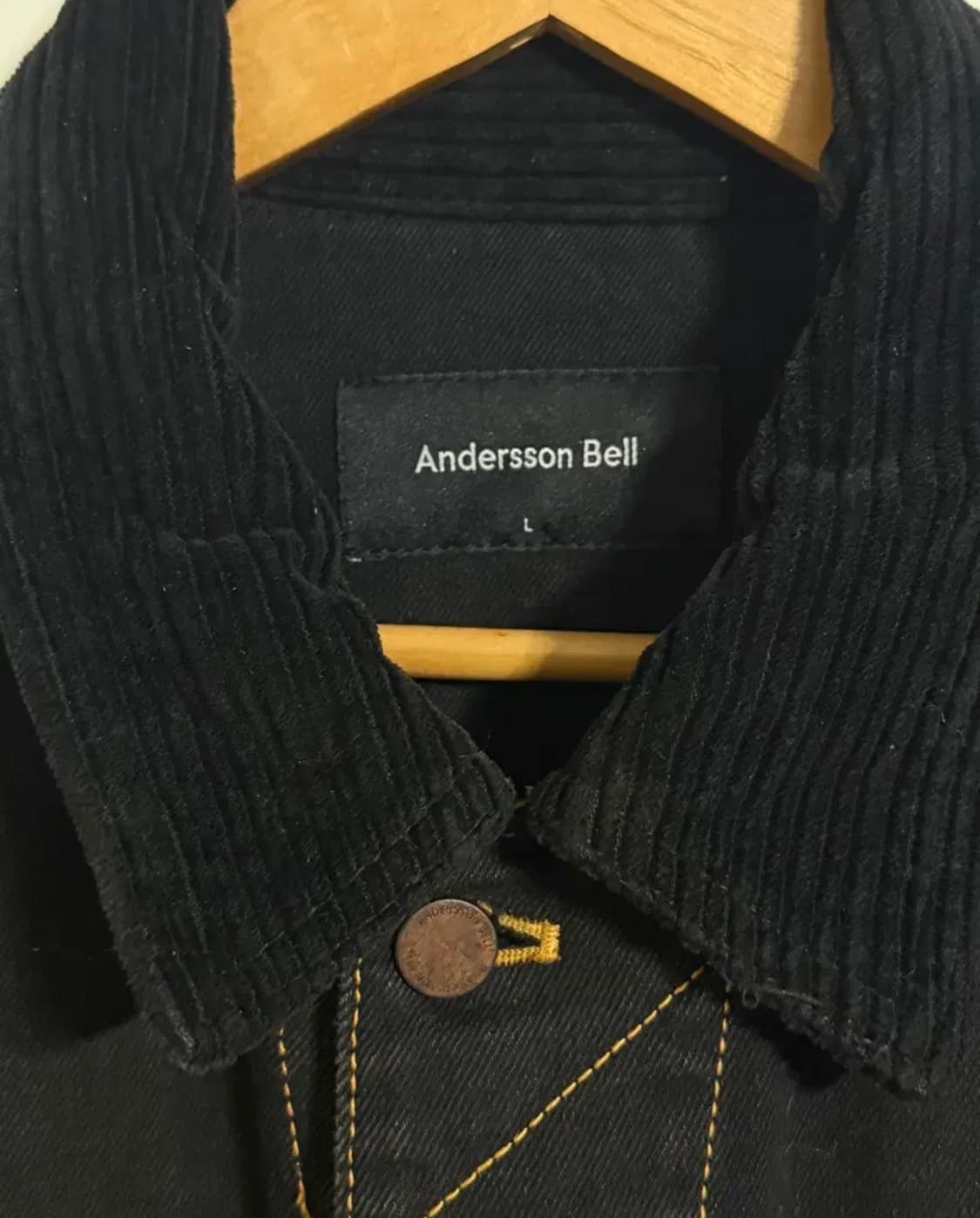 앤더슨벨 안톤 코듀로이 칼라 자켓 L(실측 XL) 상품이미지4
