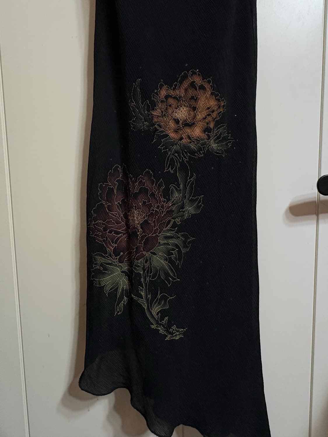 언발 블랙 롱원피스  상품이미지3