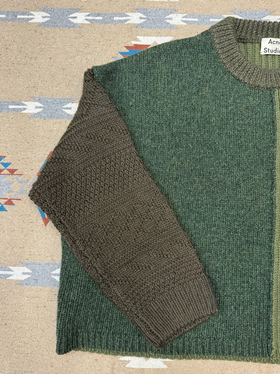 [XS] 아크네 스튜디오 패치워크 풀오버 니트 상품이미지2